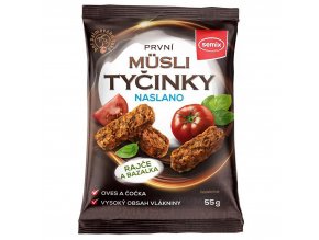 Müsli tyčinky naslano rajče a bazalka 55g