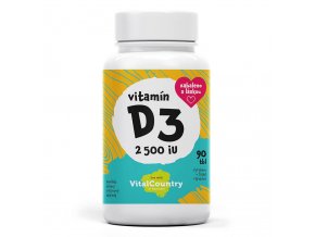 Vital Country Vitamín D3 2500IU 90 tablet