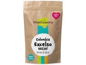 Colombia Excelso Decaffeinated bezkofeinová