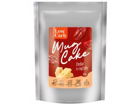 Low carb mug cake čedar s rajčaty 90g