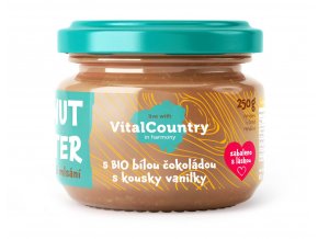 Vital Country Arašídové máslo s BIO bílou čokoladou 250 g