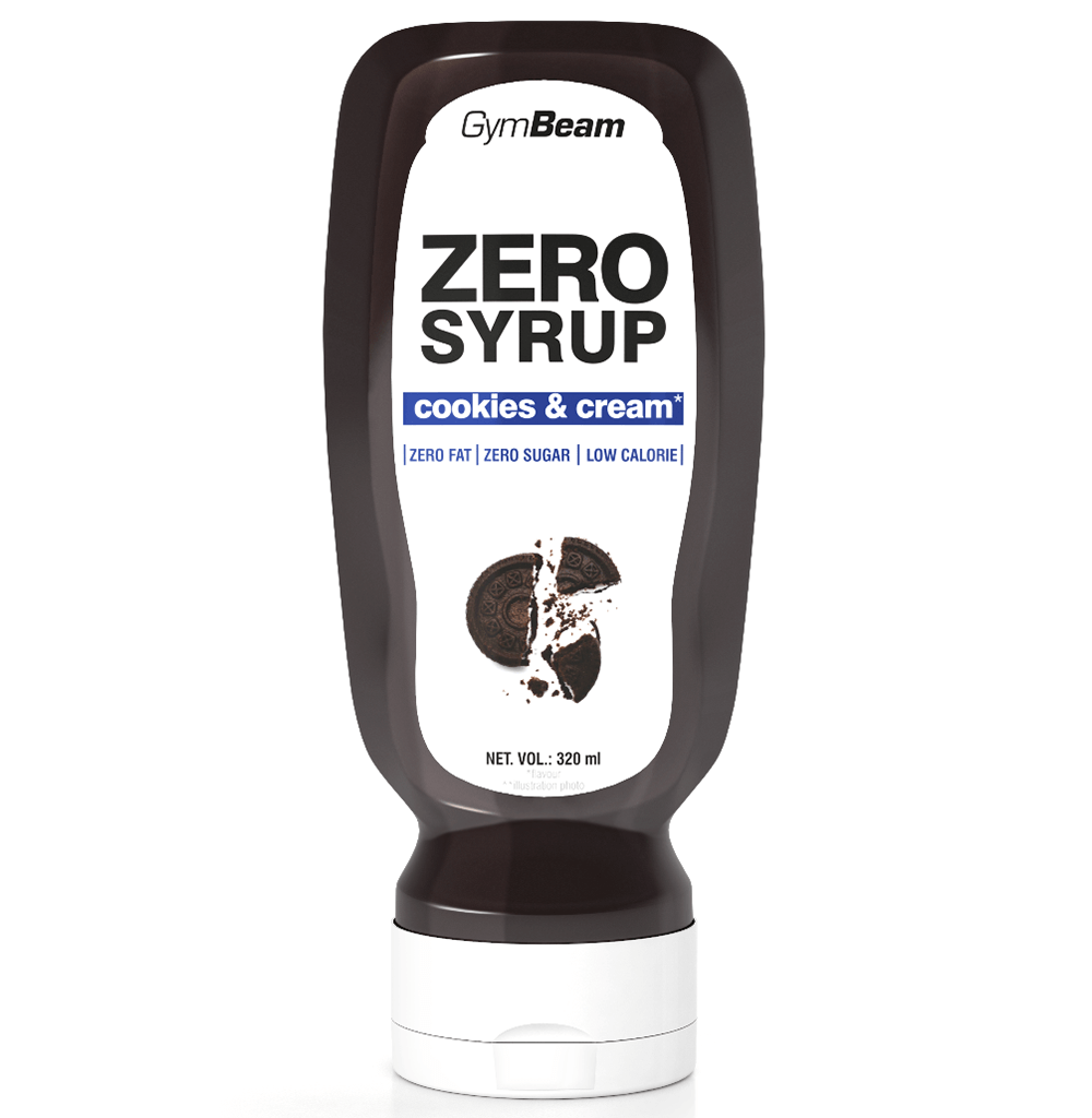 GymBeam ZERO SIRUP Cookies & Cream 320 ml