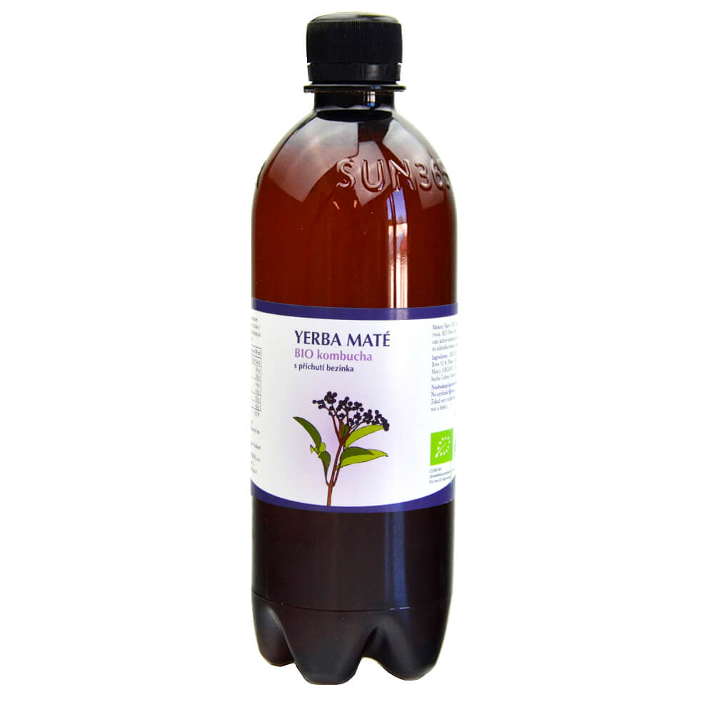 Stevikom Kombucha YERBA MATÉ bezinka BIO 500ml