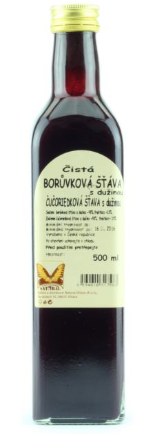 Natural Jihlava Borůvková šťáva s dužinou 500ml