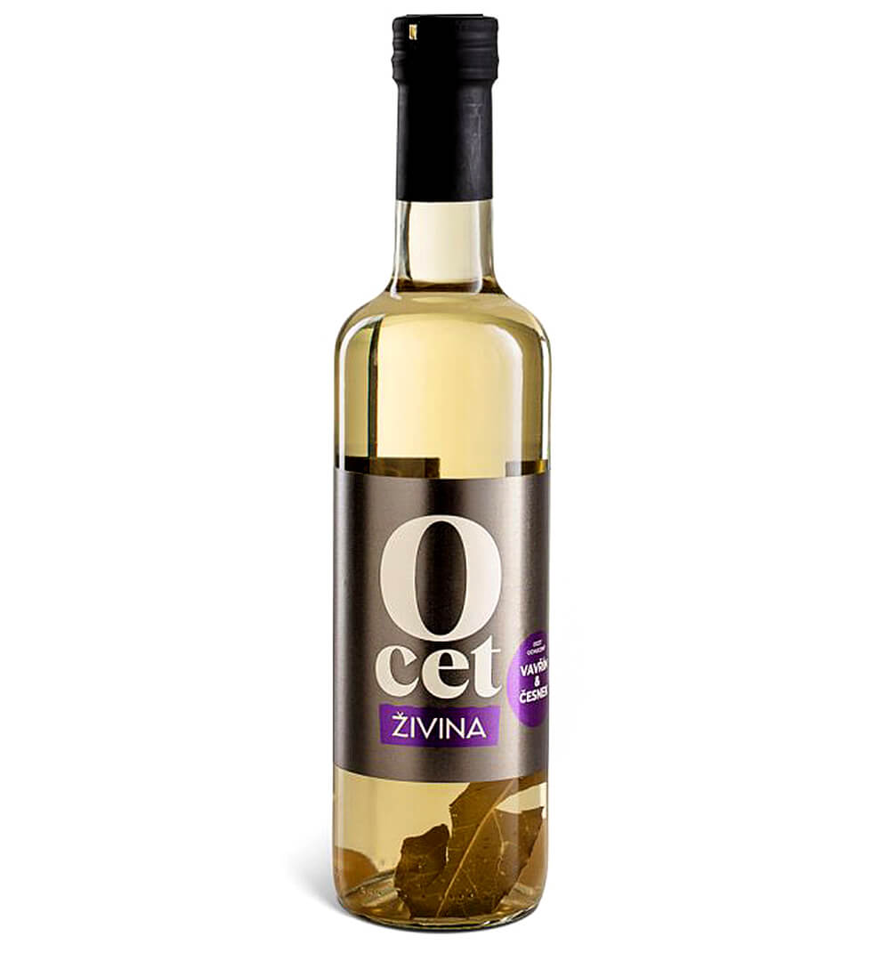 ŽIVINA Ocet Ochucený Vavřín & Česnek 500 ml