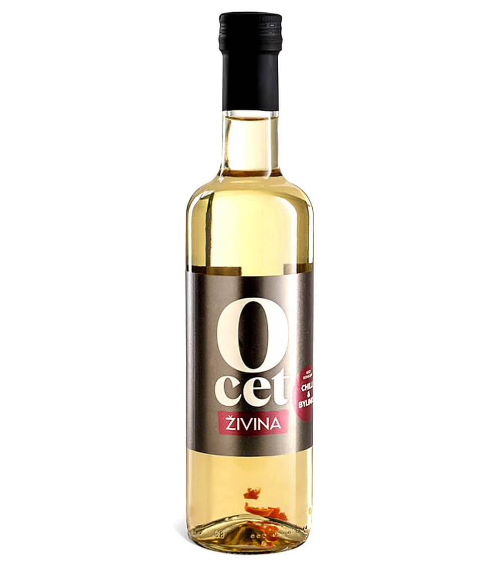 ŽIVINA Ocet Ochucený Chilli & Bylinky 500 ml