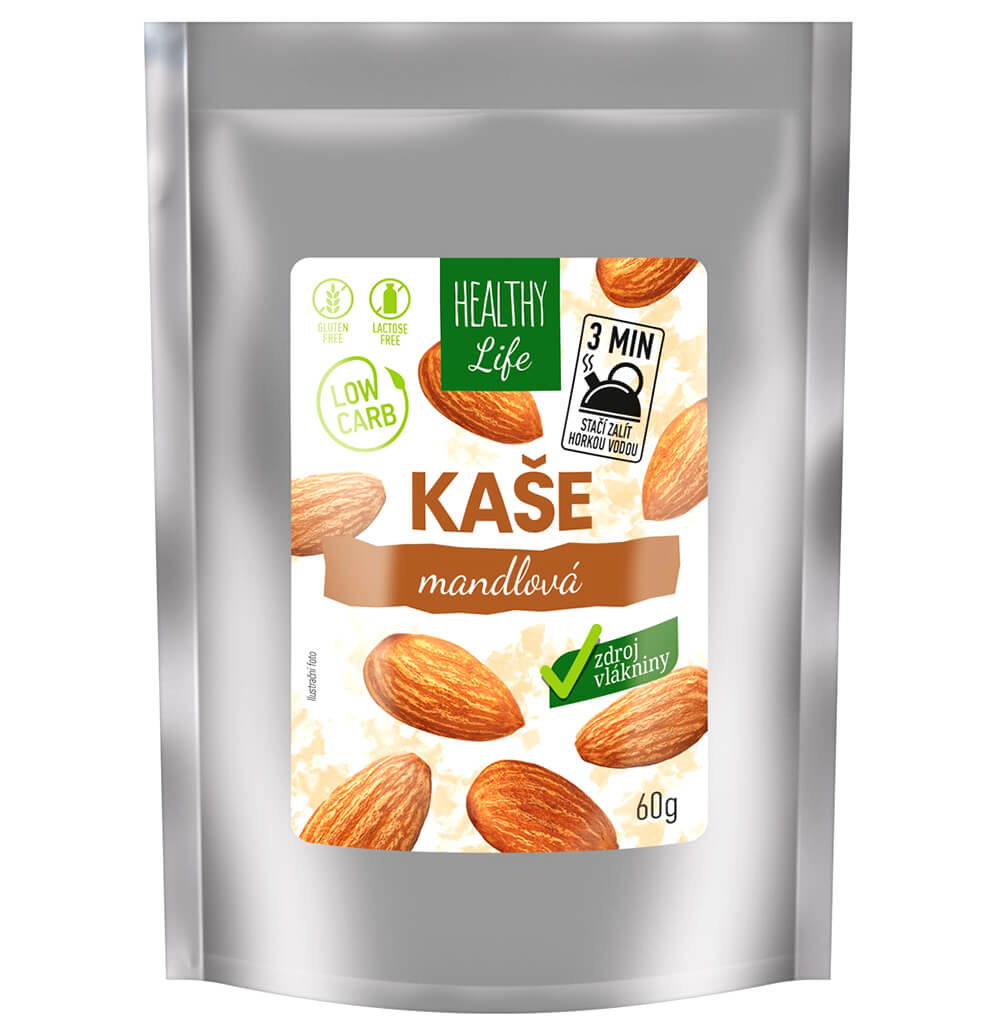 MKM Pack Low carb kaše mandlová se sladidlem 60 g