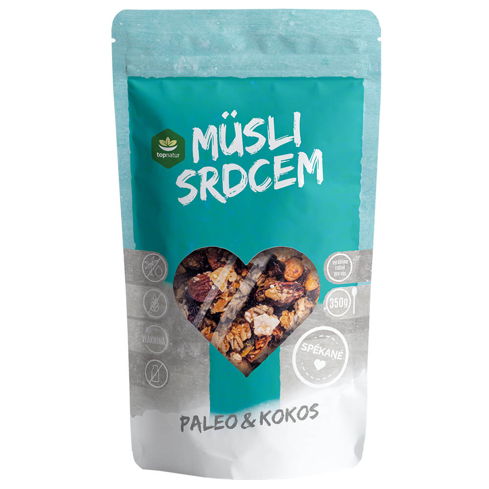 Topnatur Müsli Paleo a Kokos 350 g