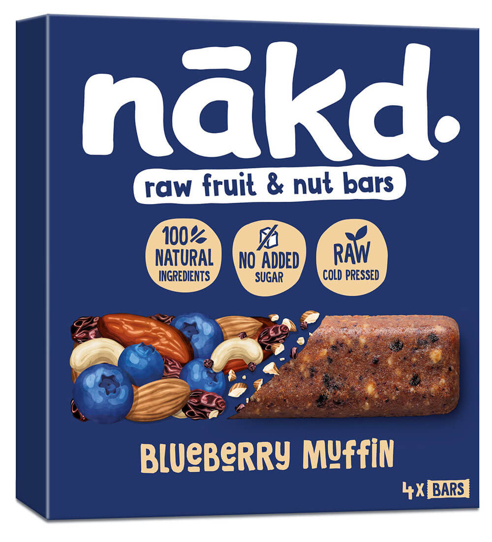 Nakd Blueberry muffin 4 x 35 g