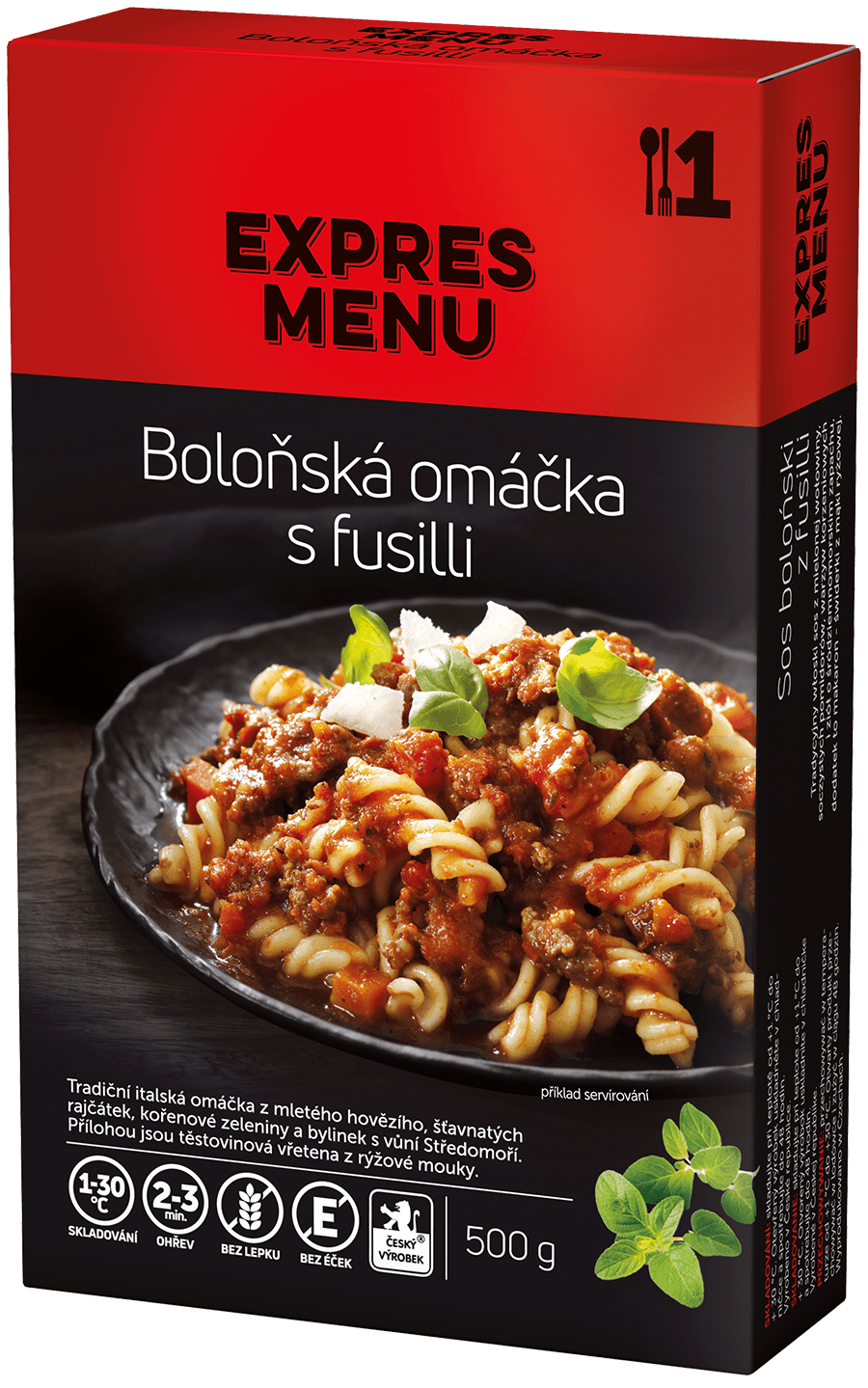 Expres Menu KM Boloňská omáčka s fusilli 500 g