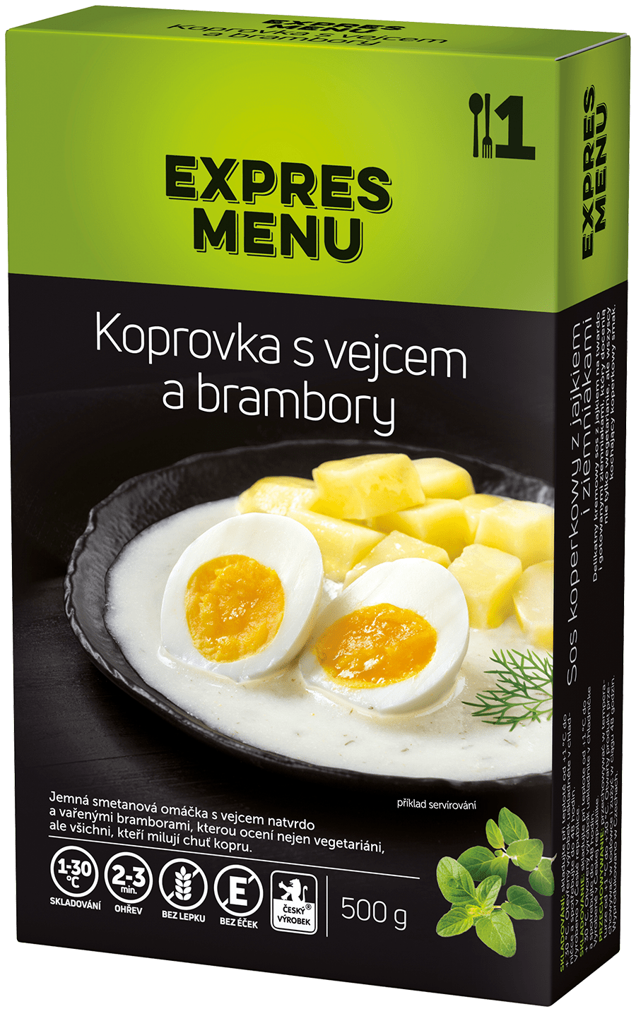 Expres Menu KM Koprovka s vejcem a brambory 500 g