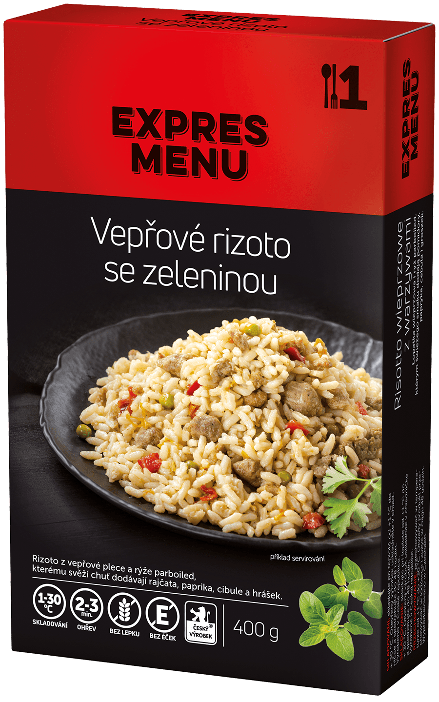 Expres Menu KM Vepřové rizoto se zeleninou 400 g