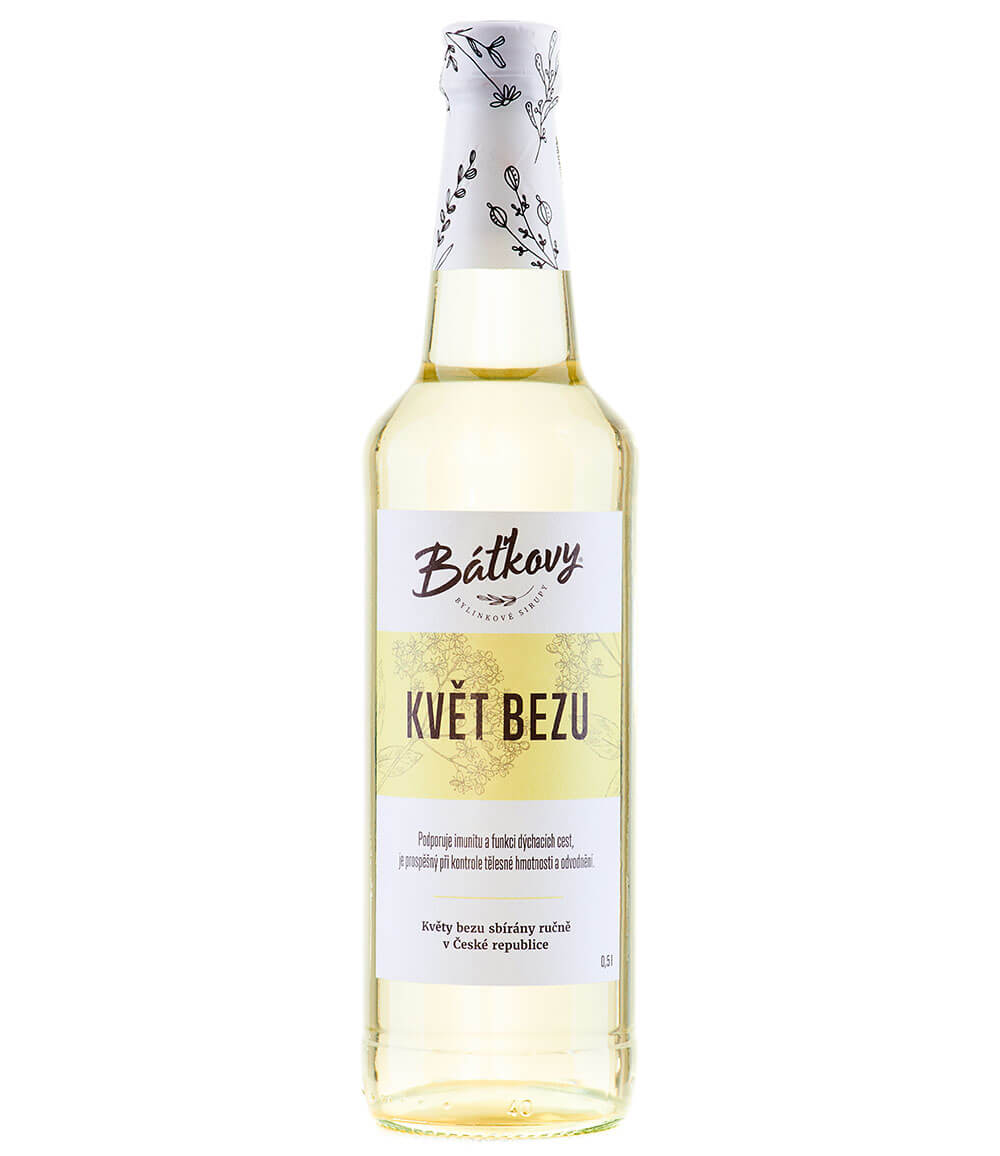 Báťkovy bylinkové sirupy Bezový sirup 500ml