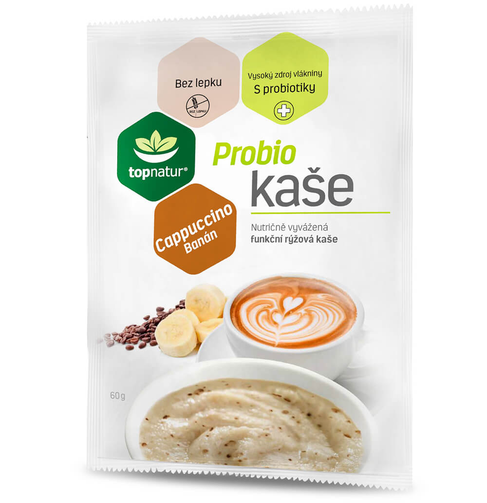 Topnatur Probio kaše Cappuccino a banán 60 g