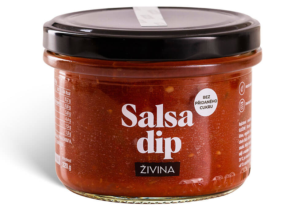 ŽIVINA Salsa Dip bez přidaného cukru 220 g