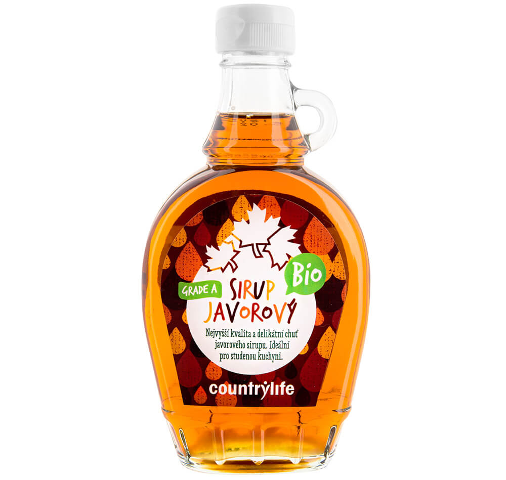 Country Life Bio Sirup javorový Grade A 250 ml