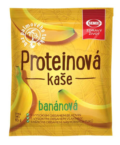 SEMIX Proteinová kaše banánová 65g