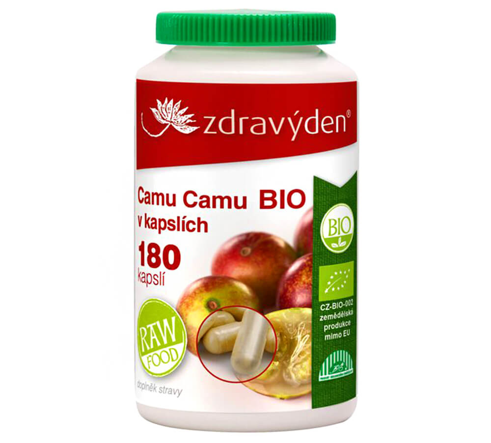 Zdravý den Camu Camu BIO 180 kapslí