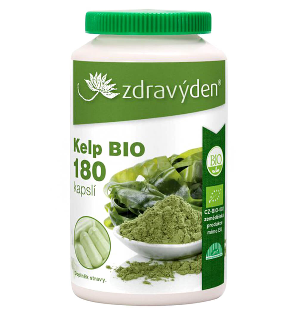 Zdravý den Kelp BIO 180 kapslí