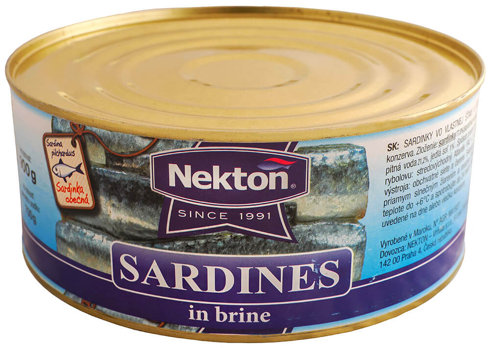 Nekton Sardinky ve vlastní šťávě a vodě 900 g