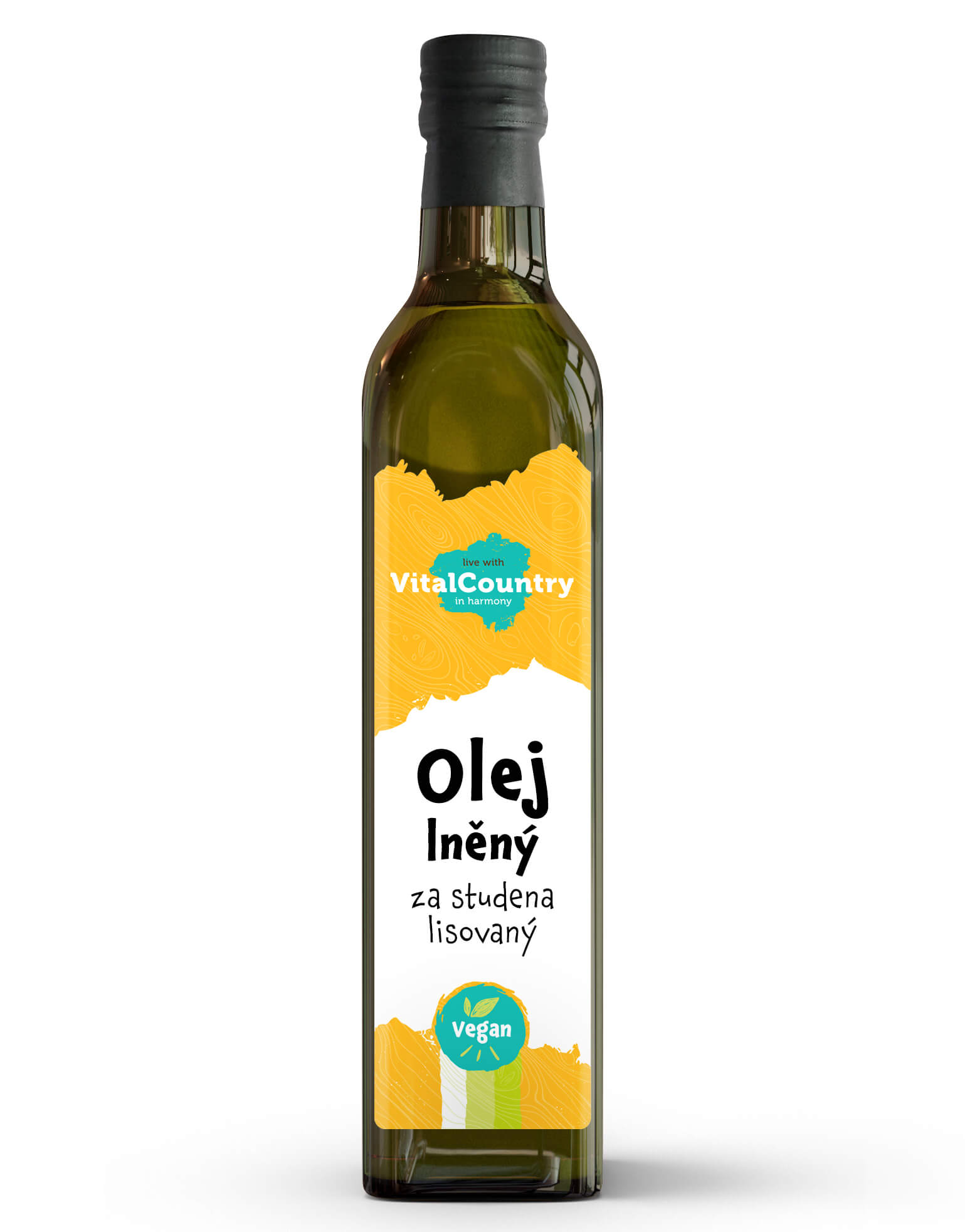 Vital Country Lněný olej lisovaný za studena Obsah: 500 ml