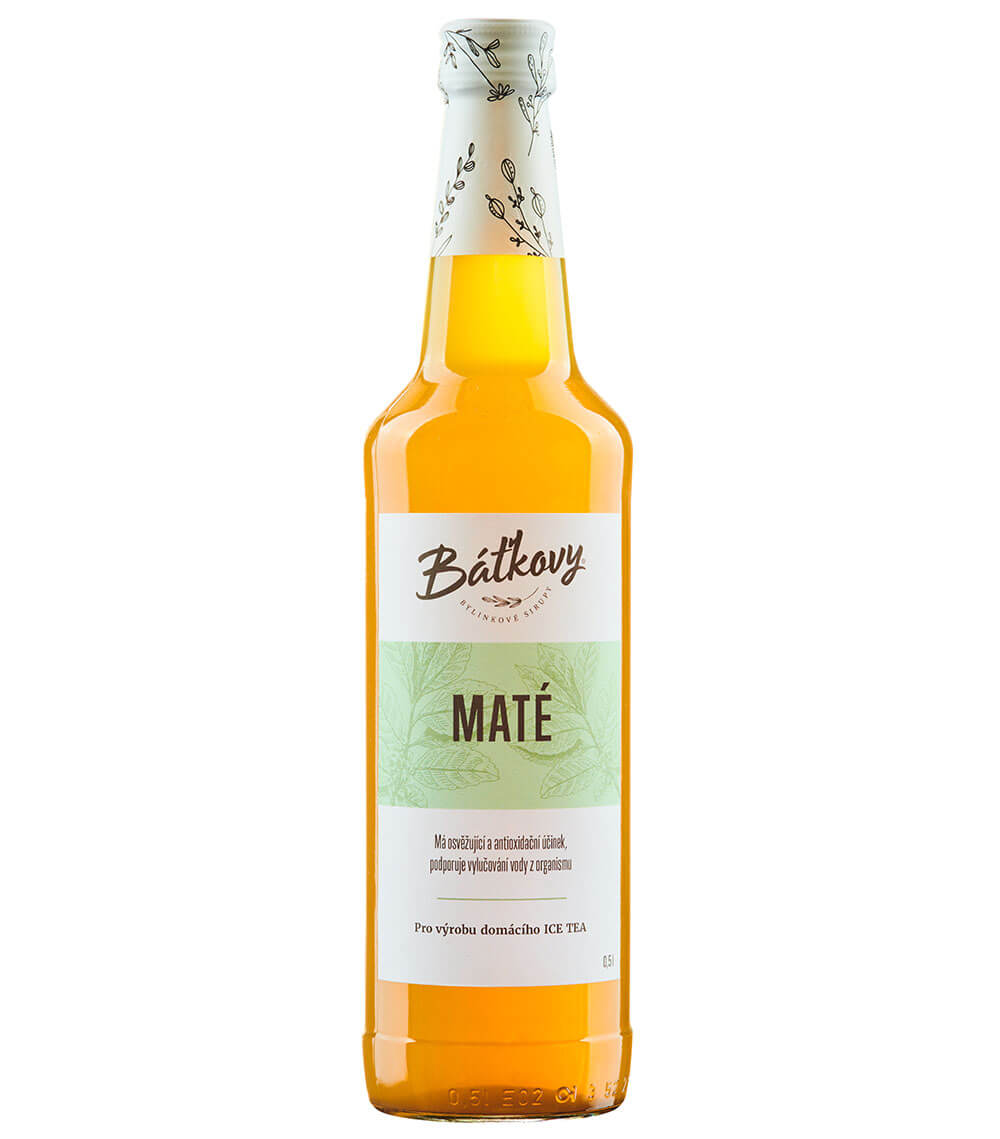 Báťkovy bylinkové sirupy Maté sirup 500 ml