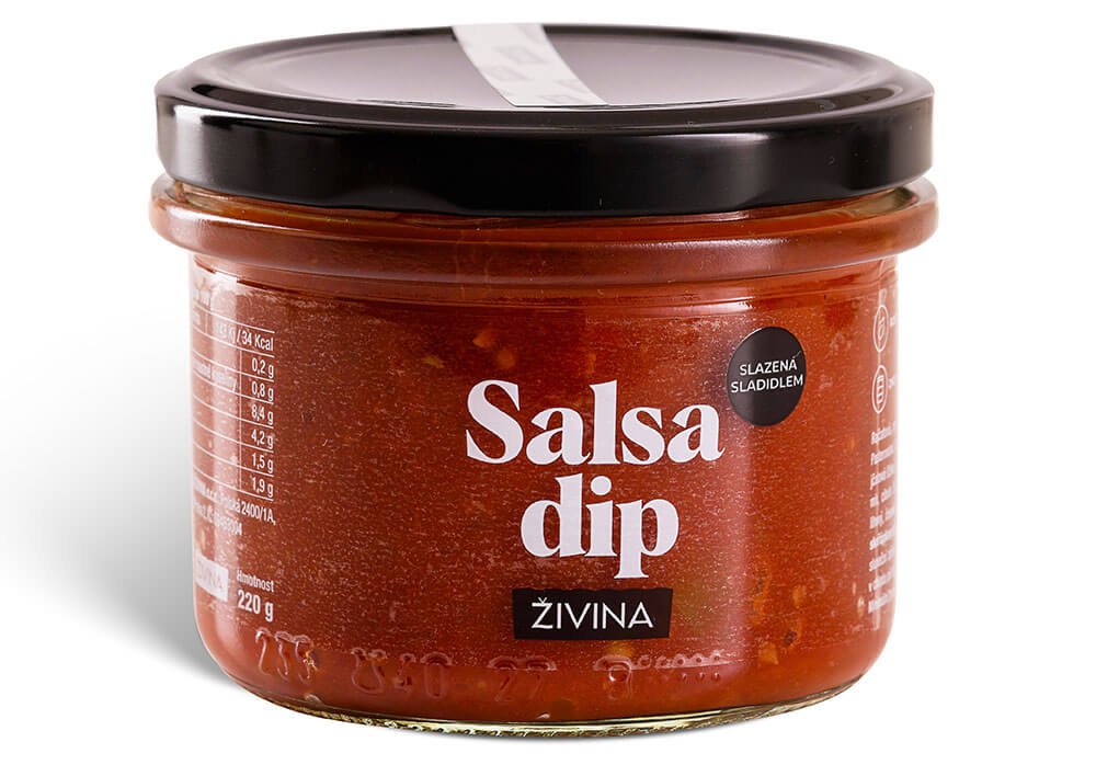 ŽIVINA Salsa Dip slazená sladidlem 220 g