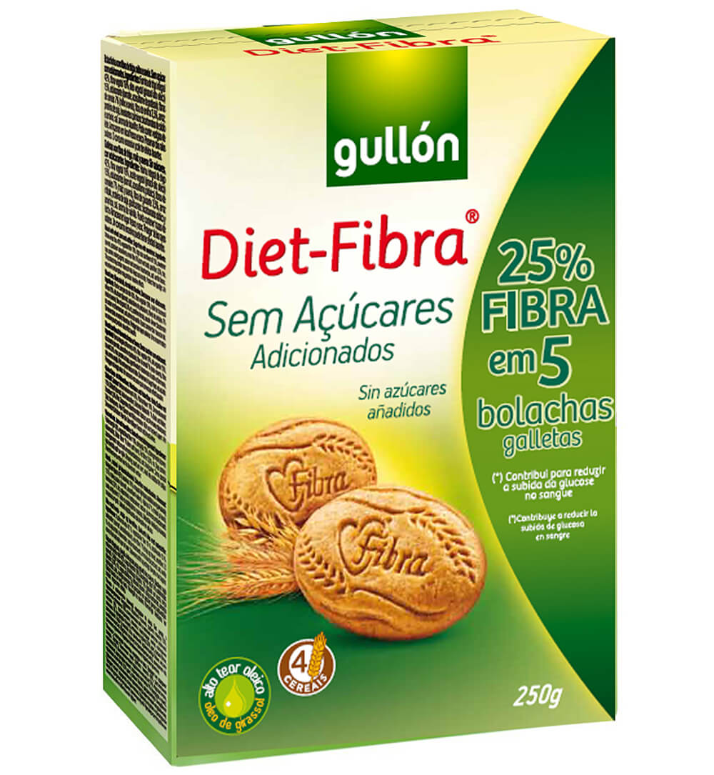 Gullón Fibra bez přidaného cukru 250 g