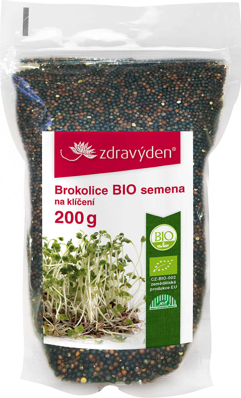 Zdravý den Brokolice BIO semena na klíčení 200 g