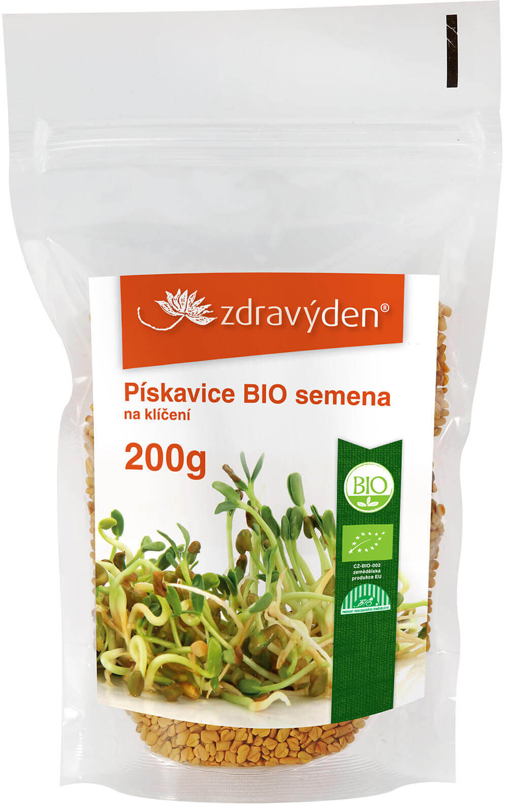 Zdravý den Pískavice BIO semena na klíčení 200 g