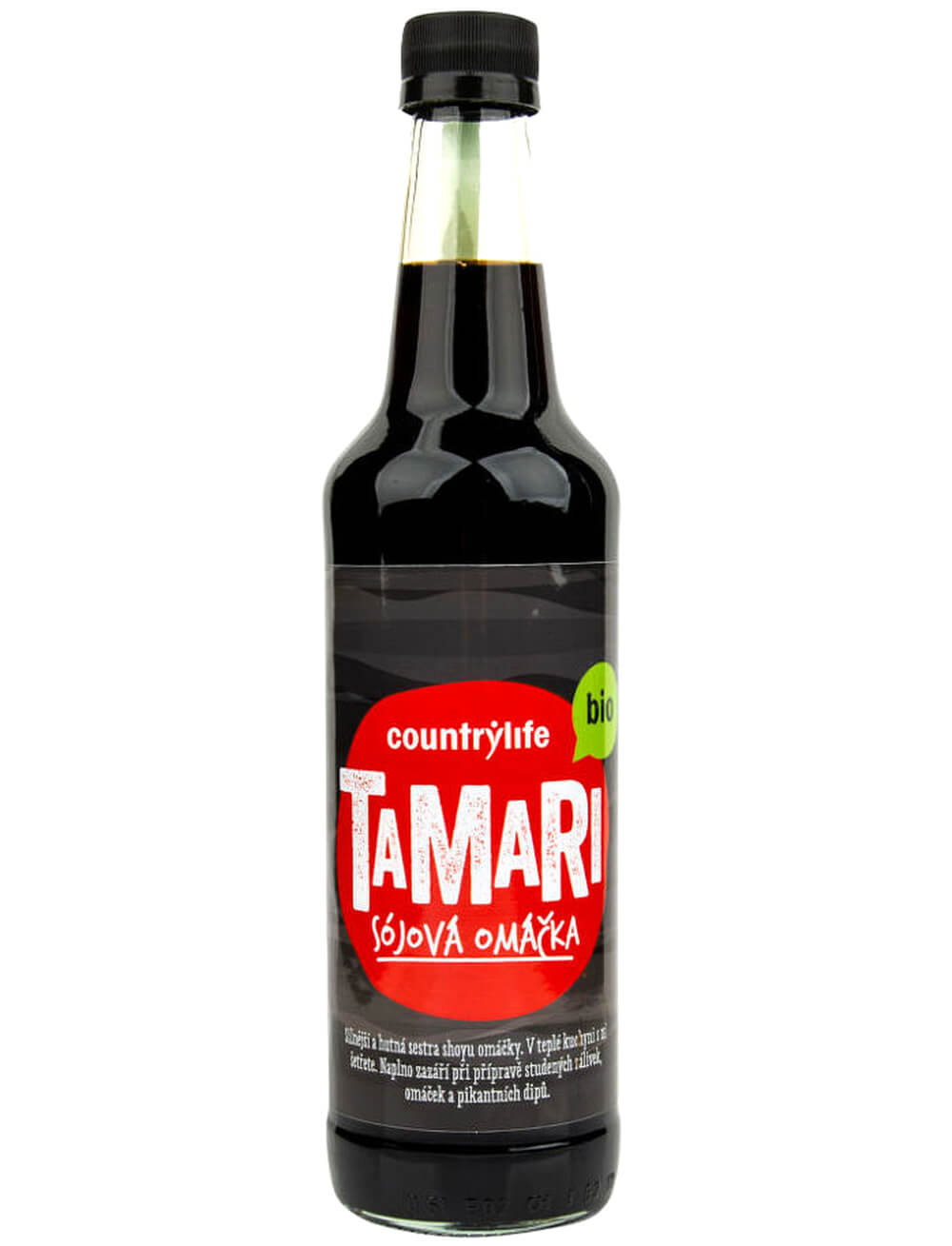 Country Life Tamari sójová omáčka BIO Obsah: 500 ml