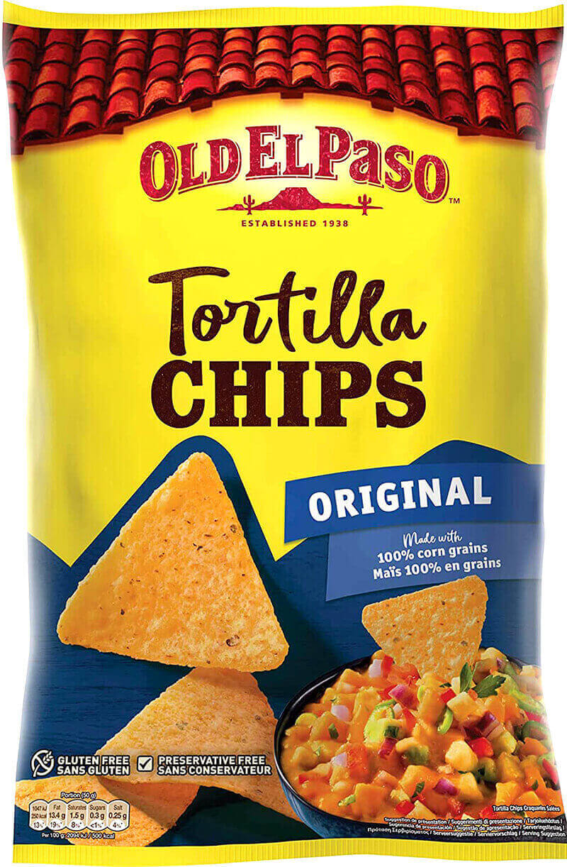 Old El Paso Tortilla chips Original 185 g