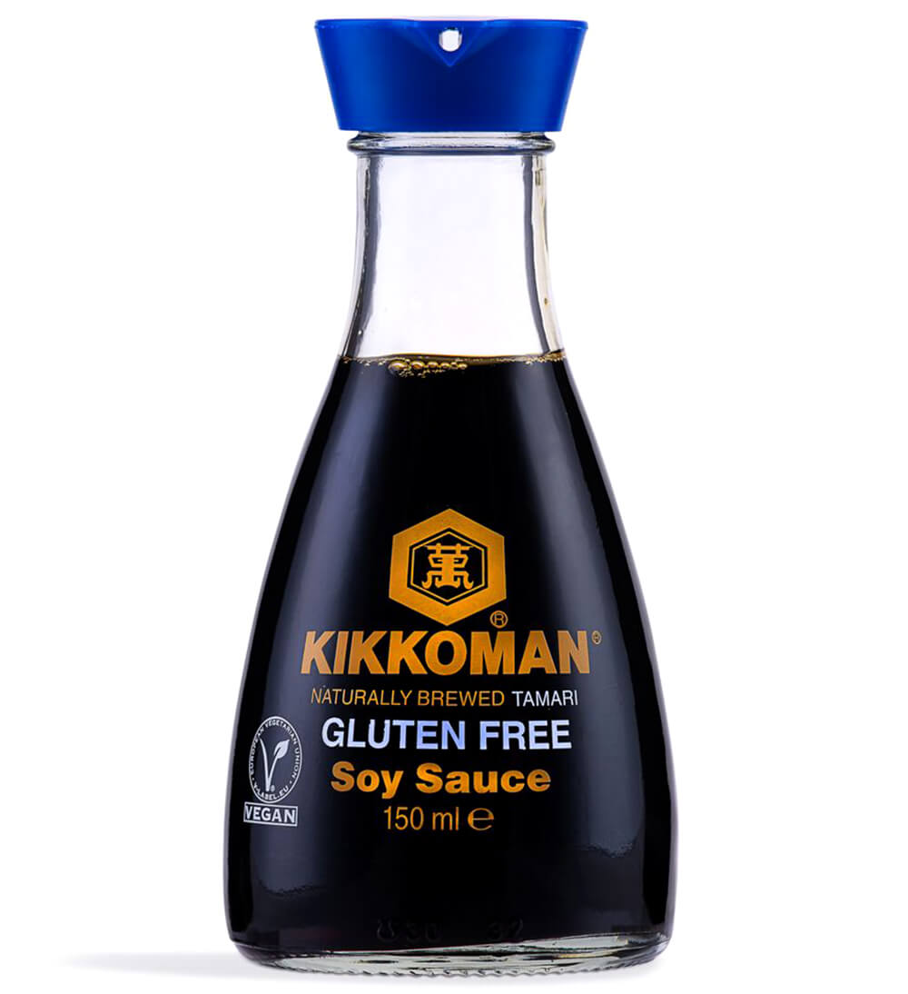 Kikkoman Veganská sójová Tamari omáčka BEZ LEPKU 150 ml