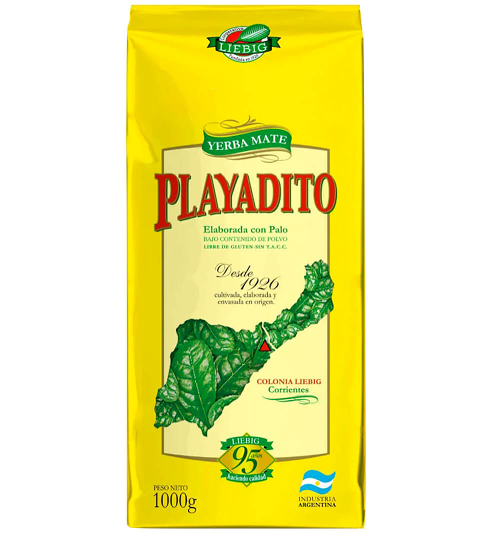 Playadito Yerba Mate Elaborada Con Palo Množství: 1000 g