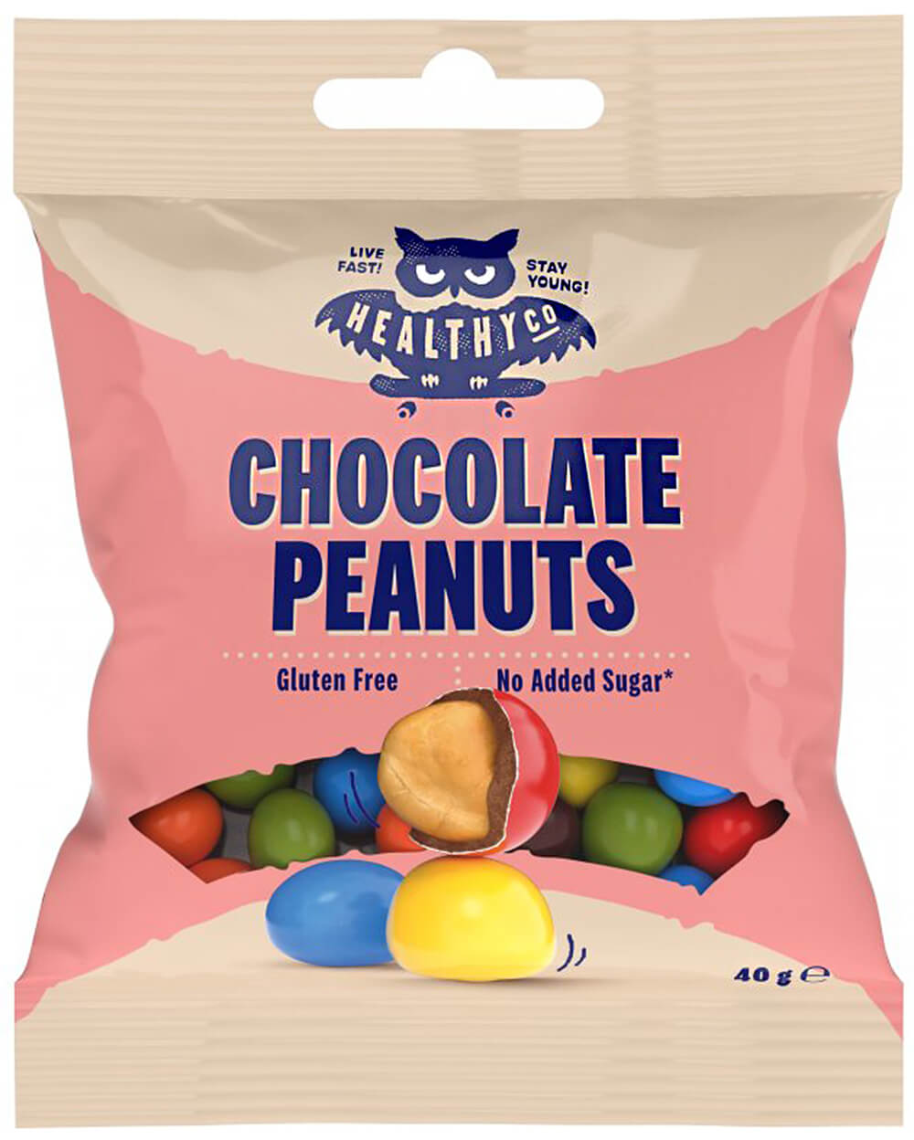 HealthyCo Chocolate Peanuts 40 g