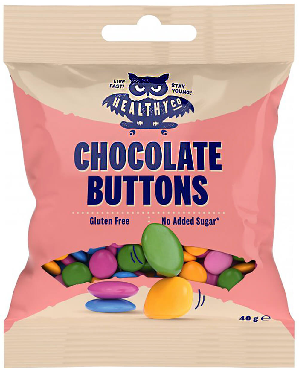 HealthyCo Chocolate Buttons 40 g