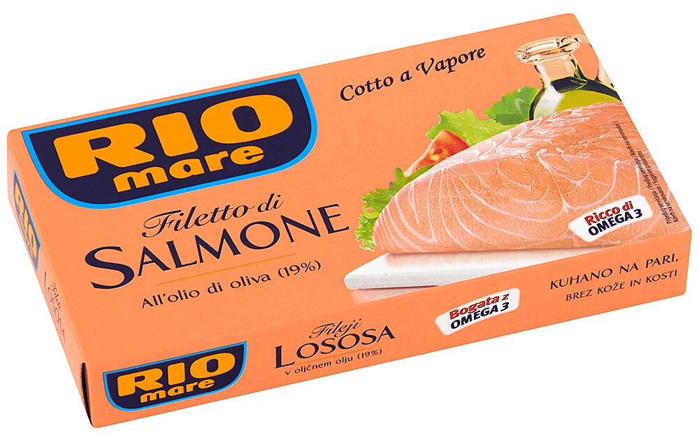 Rio Mare Filety z lososa v olivovém oleji 150 g