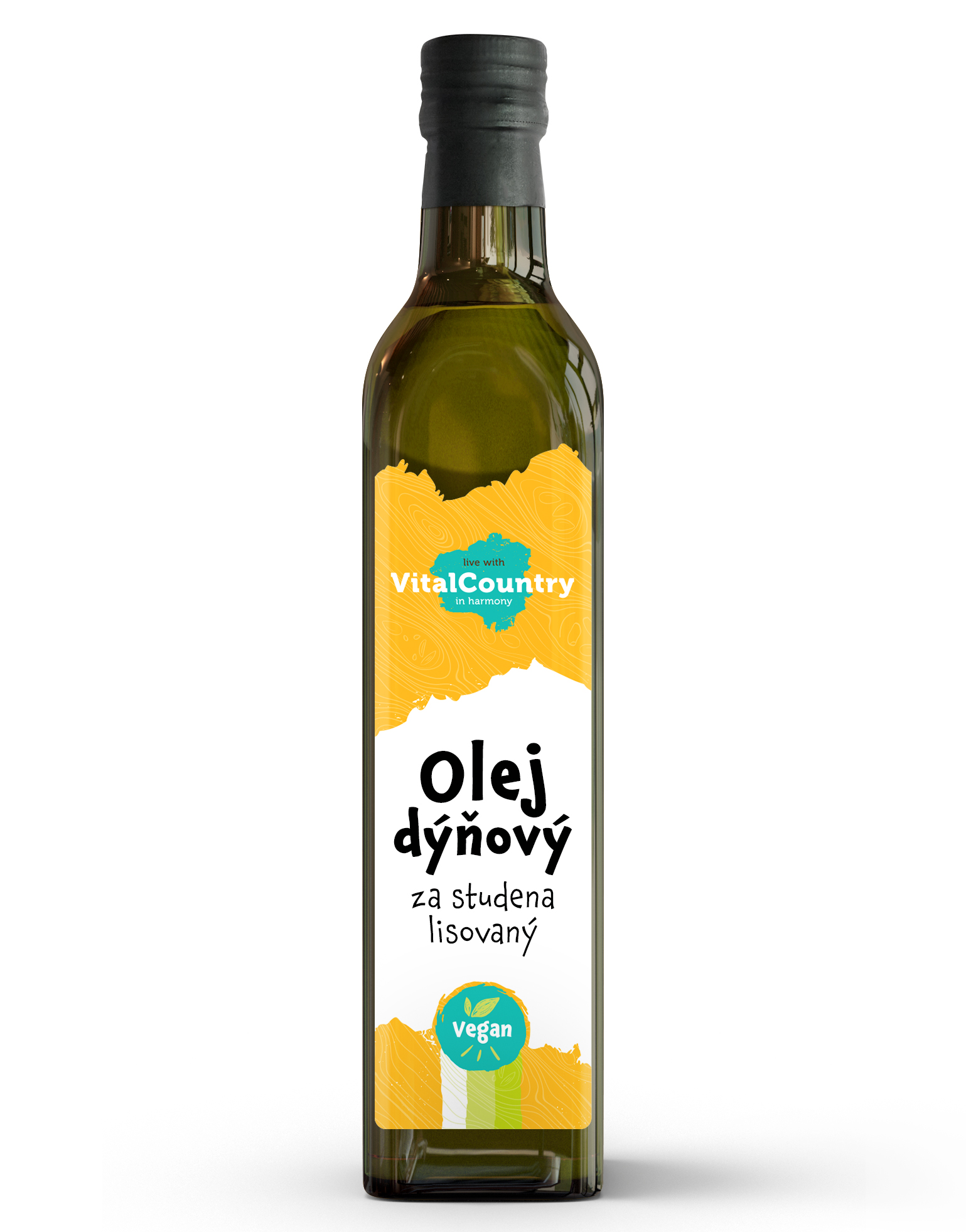 Vital Country Dýňový olej lisovaný za studena Obsah: 500 ml