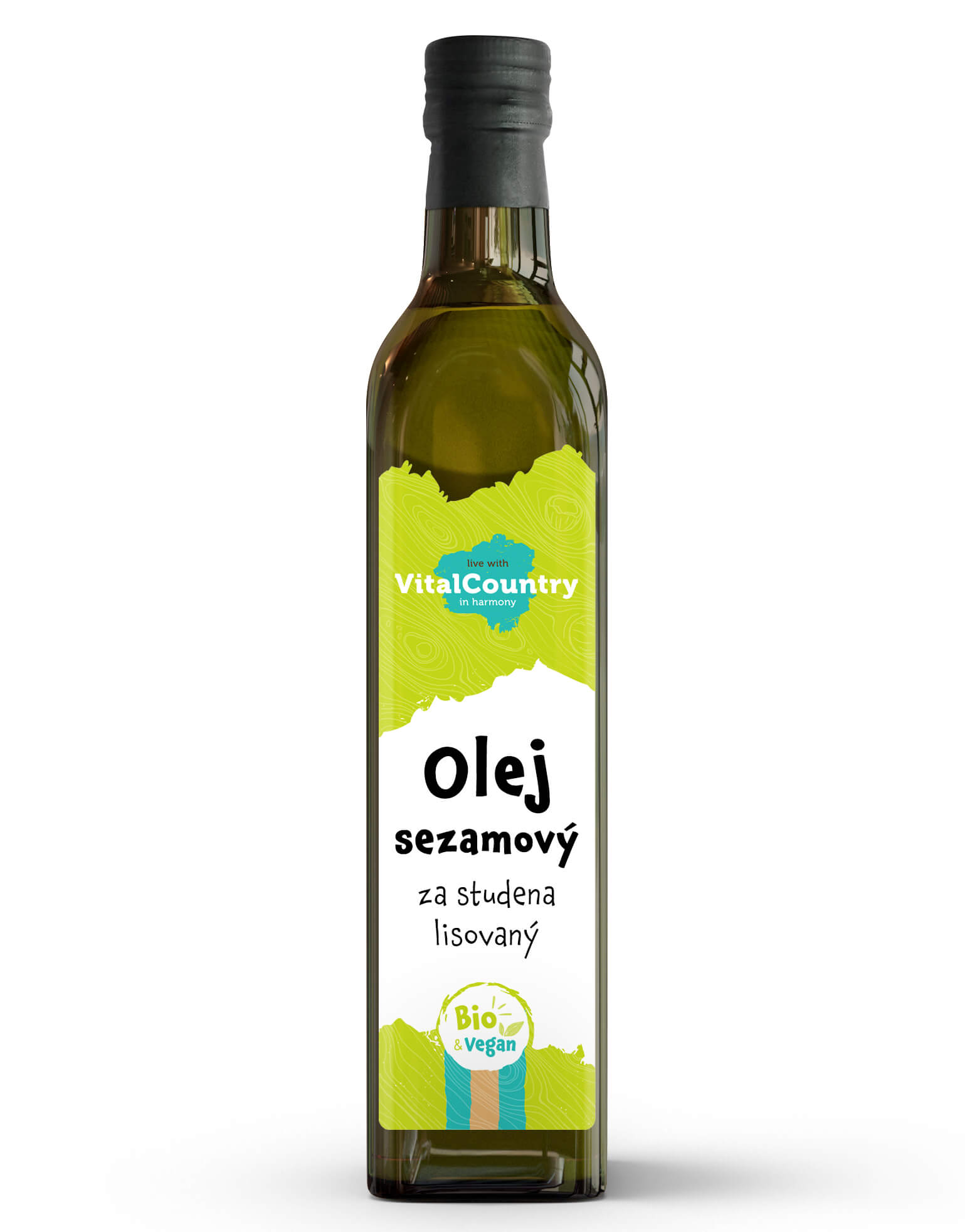 Vital Country Sezamový olej lisovaný za studena BIO 500 ml
