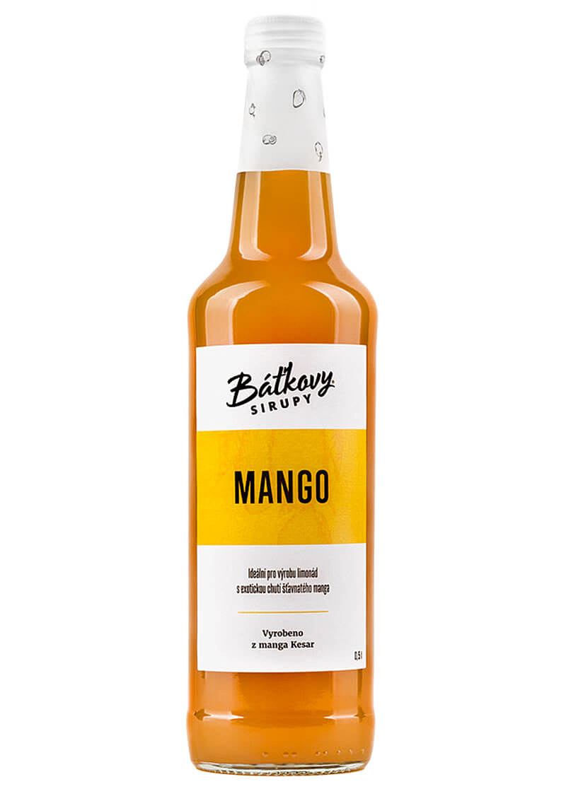 Báťkovy bylinkové sirupy Mangový sirup 500 ml