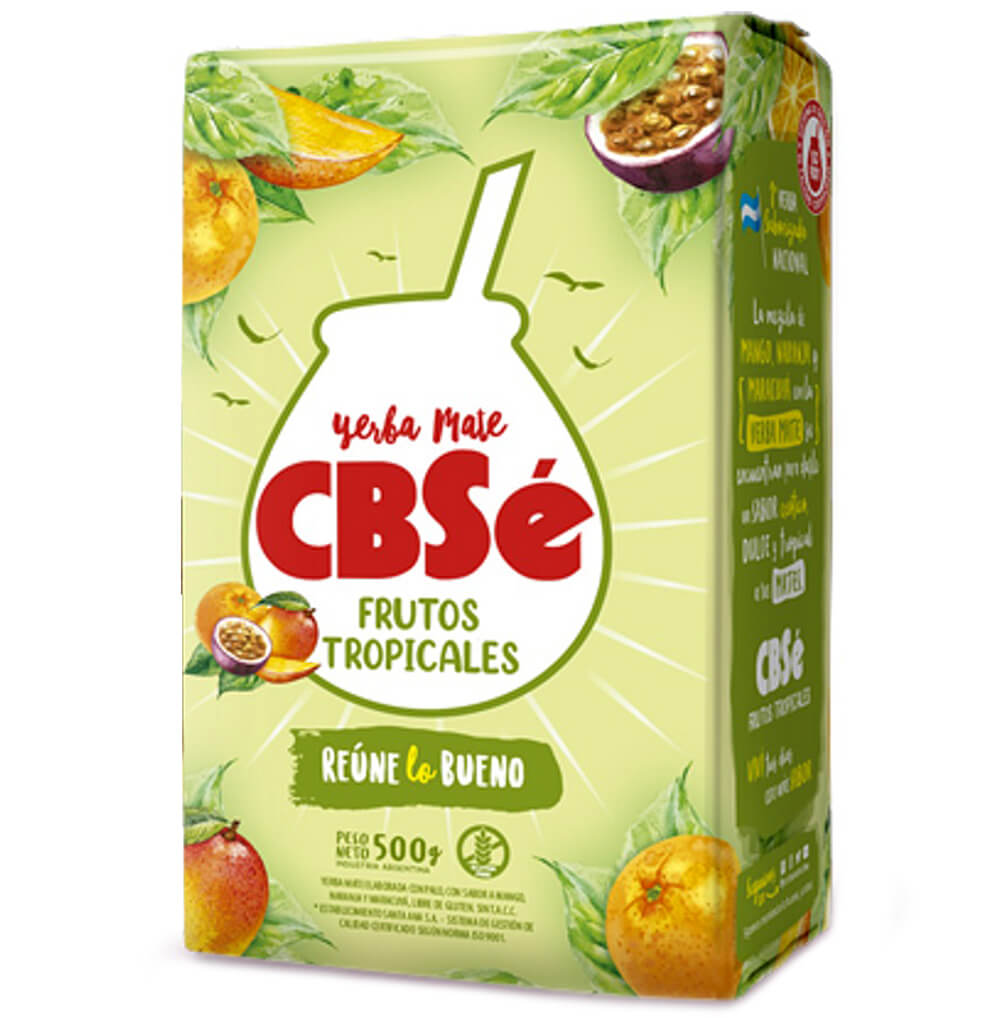 CBSe Yerba Mate Frutos Tropicales 500 g