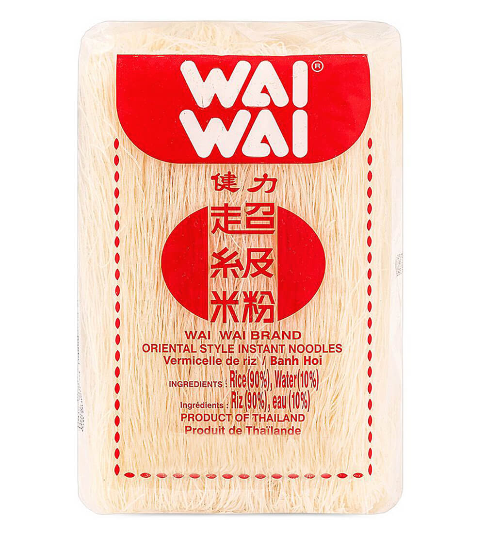 Wai Wai rýžové nudle vlasové Množství: 400 g