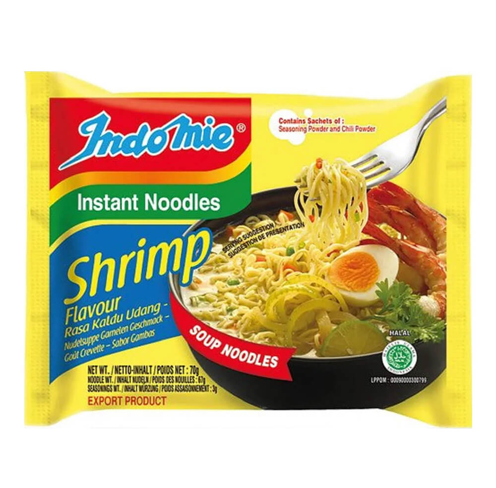 Indomie instantní nudle s příchutí krevet 70 g