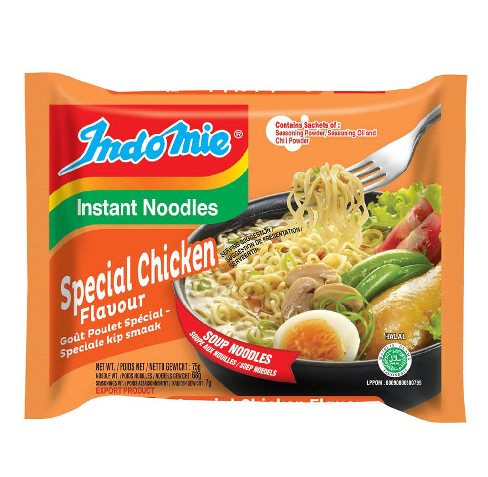 Indomie Instantní nudle se speciální kuřecí příchutí 75 g