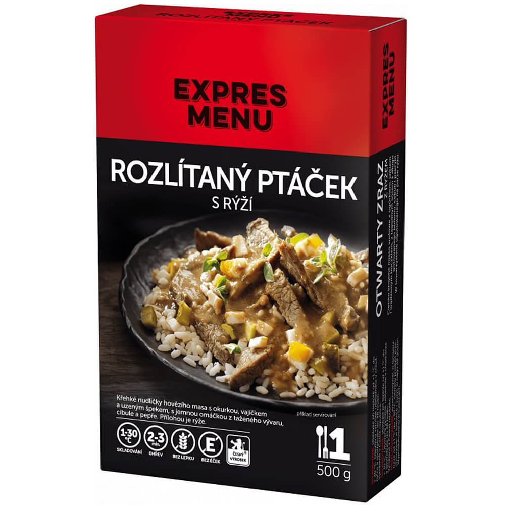 Expres Menu KM Rozlítaný ptáček s rýží 500 g