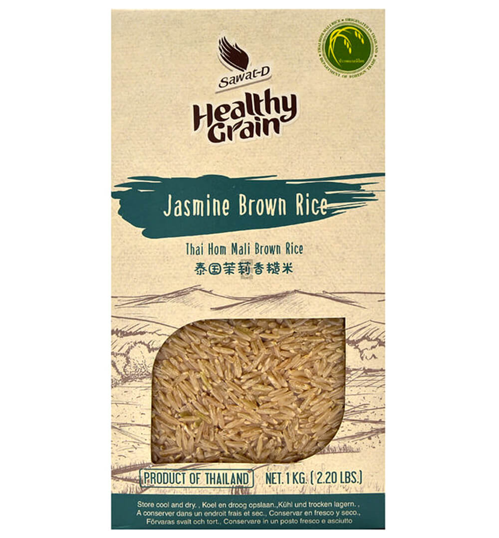 Sawat-D Jasmínová hnědá rýže 1000 g
