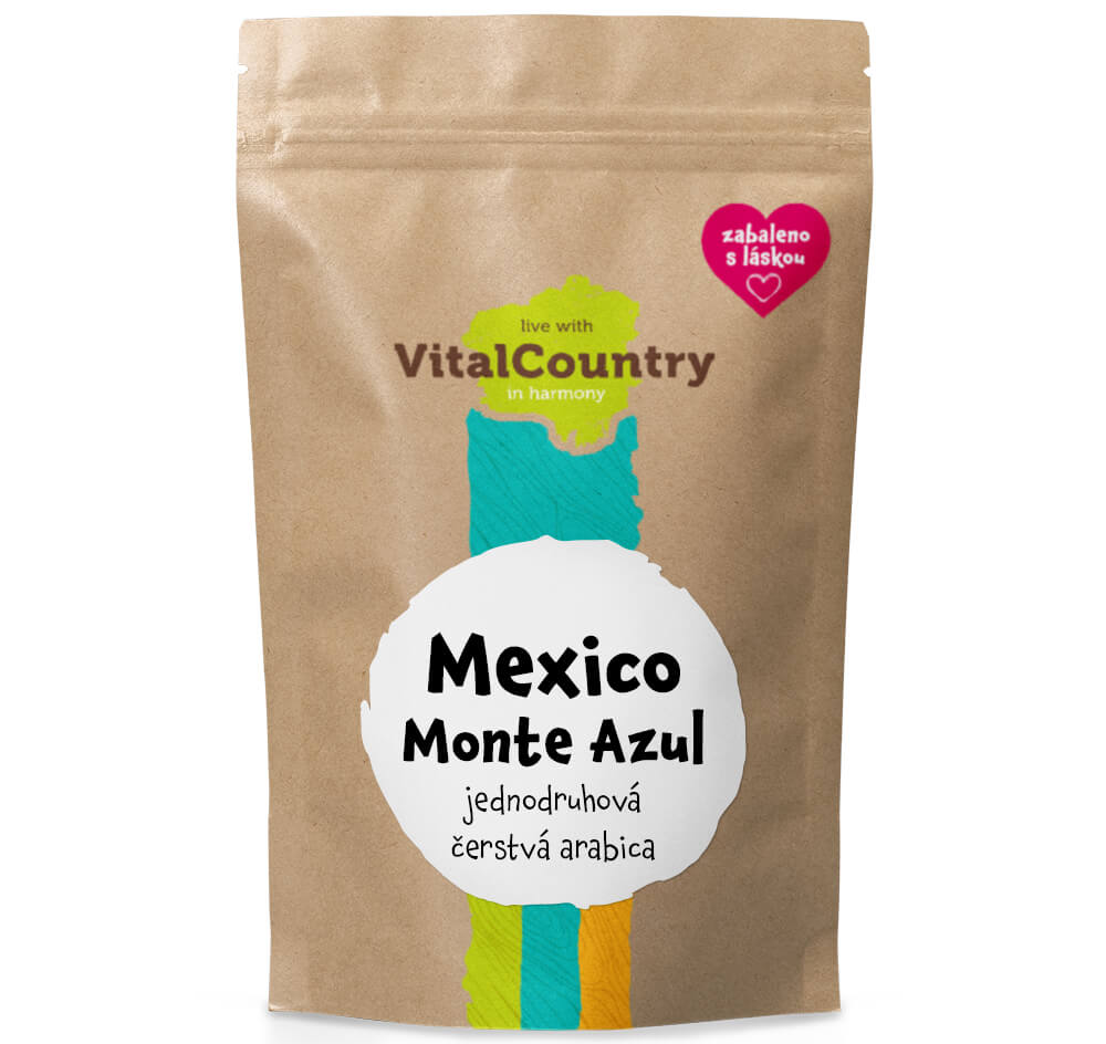 Vital Country Mexico Finca Monte Azul Množství: 1kg, Varianta: Mletá