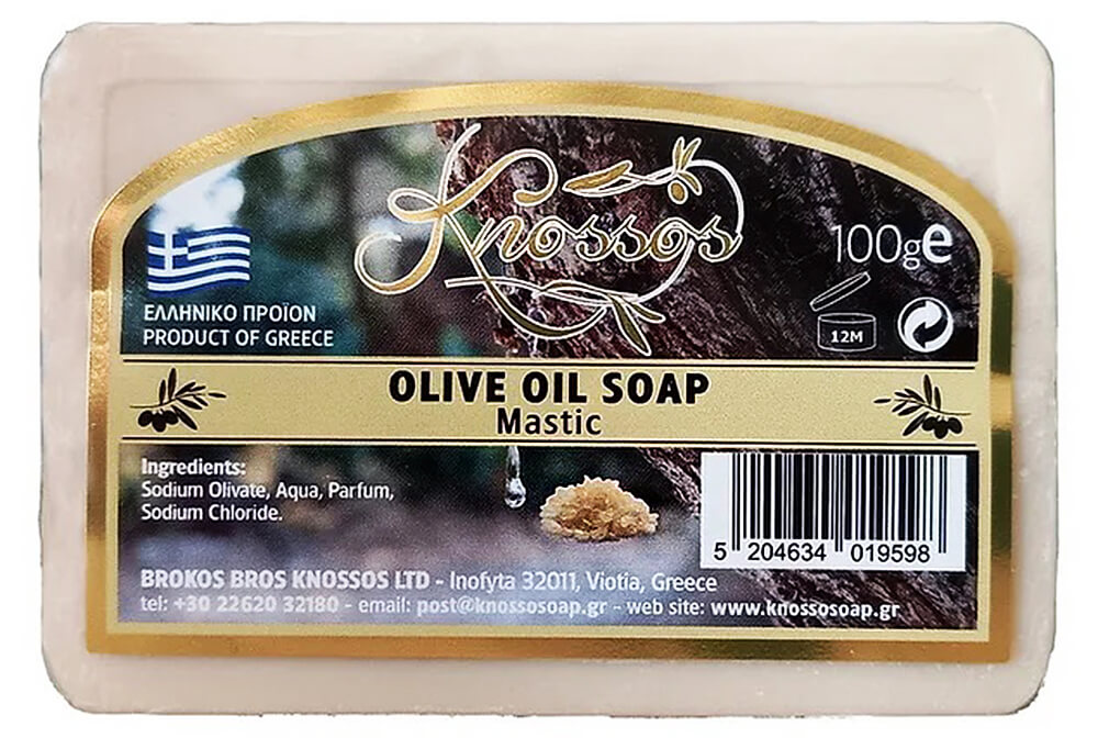 Knossos Přírodní olivové mýdlo s vůní pryskyřice 100 g