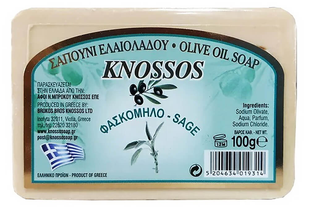 Knossos Přírodní olivové mýdlo Šalvěj 100 g