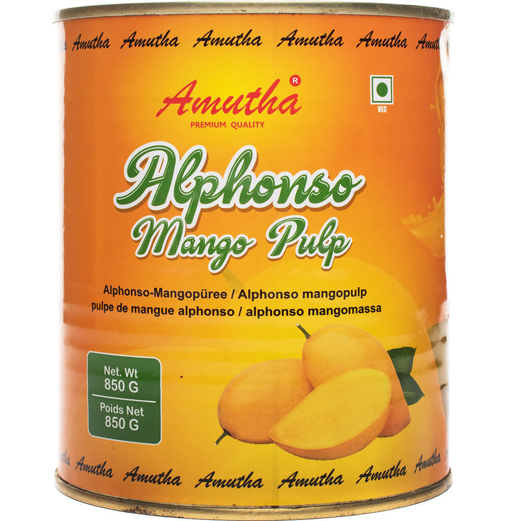 Amutha Mangové Pyré Alphonso Mango Pulp 850 g